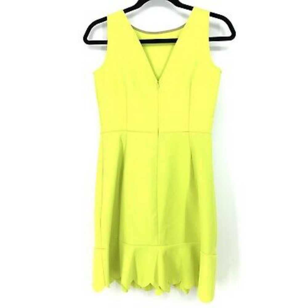 J. Crew Factory Size 0 Scalloped Drop Hem Dress - Picture 2 of 5